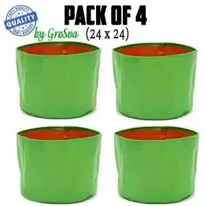 24*24 Large Grow Bags for Trees & Big Plants – 4pcs